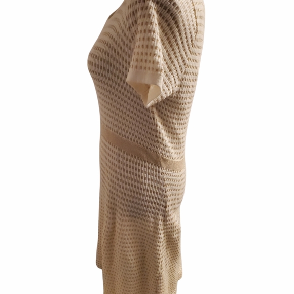 Anthropologie Sparrow Gold Gilt Dress - Picture 4 of 7